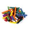 hand2mind Foam Cuisenaire Rods Introductory Set, Fraction Bars, Montessori Number Rods, Counting Blocks, Math Manipulatives, Math Teacher Supplies, Kindergarten Homeschool Supplies (Set of 74)(Foam)