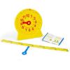 hand2mind NumberLine Clock, Telling Time Teaching Clock, Learn to Tell Time Clock, Analog Classroom Learning Clock, Teaching Time Math Manipulatives, Clocks for Kids Learning to Tell Time (Set of 25)