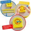 hand2mind NumberLine Clock, Telling Time Teaching Clock, Learn to Tell Time Clock, Analog Classroom Learning Clock, Teaching Time Math Manipulatives, Clocks for Kids Learning to Tell Time (Set of 25)