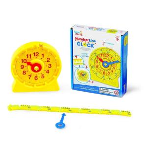 Learning Resources 24-Hour Number Line Clock Single Student Set(Individual)