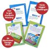 hand2mind Makerspace Task Cards, Grades 6-8, STEM Challenge Cards, STEM Classroom Centers, Makerspace Supplies, Middle School Science Classroom Supplies, STEM Kids Learning Activities(Grades 3-5)