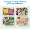 hand2mind STEM Bins Comprehensive Set by Brooke Brown, STEM Bins for Classroom, STEM Manipulatives for Elementary, STEM Activities, Kids Engineering Building Kits, Science Teacher Supplies (Set of 16)
