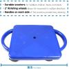 hand2mind Blue Indoor Scooter Board with Handles, Sit Down Floor Scooter(Blue Original)