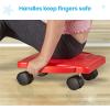 hand2mind Green Indoor Scooter Board with Handles(Green Original)