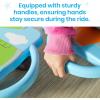 hand2mind Green Indoor Scooter Board with Handles(Green Plane Glider)