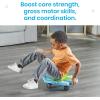 hand2mind Green Indoor Scooter Board with Handles(Green Plane Glider)