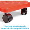 hand2mind Red Heavy-Duty Indoor Scooter Board with Handles(Red Original)