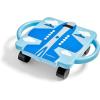 hand2mind Blue Indoor Scooter Board with Handles, Sit Down Floor Scooter(Blue Plane Glider)