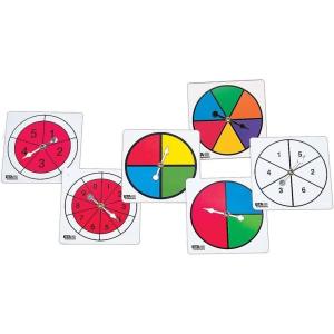 hand2mind – 4589 ETA Color/Number Spinner Collection, Set of 6