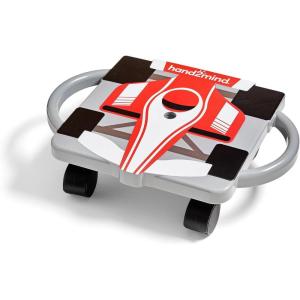 hand2mind Red Heavy-Duty Indoor Scooter Board with Handles(Red Speedway Racer)