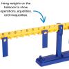 Hand2mind Math Balance – Weighted School Scale for Kids Learning, Classroom and Middle School Math Manipulatives