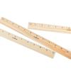 hand2mind 12 inch Wood Rulers with 1/4 Divisions, Pack of 10
