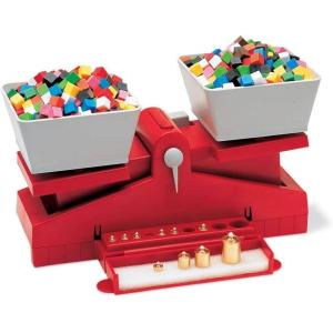 hand2mind Precision School Balance Weighted Balance, School Weight Scale for Kids, Balance Scale for Classroom, Primary Balance Scale, Math Manipulatives Middle School, Student Math Balance