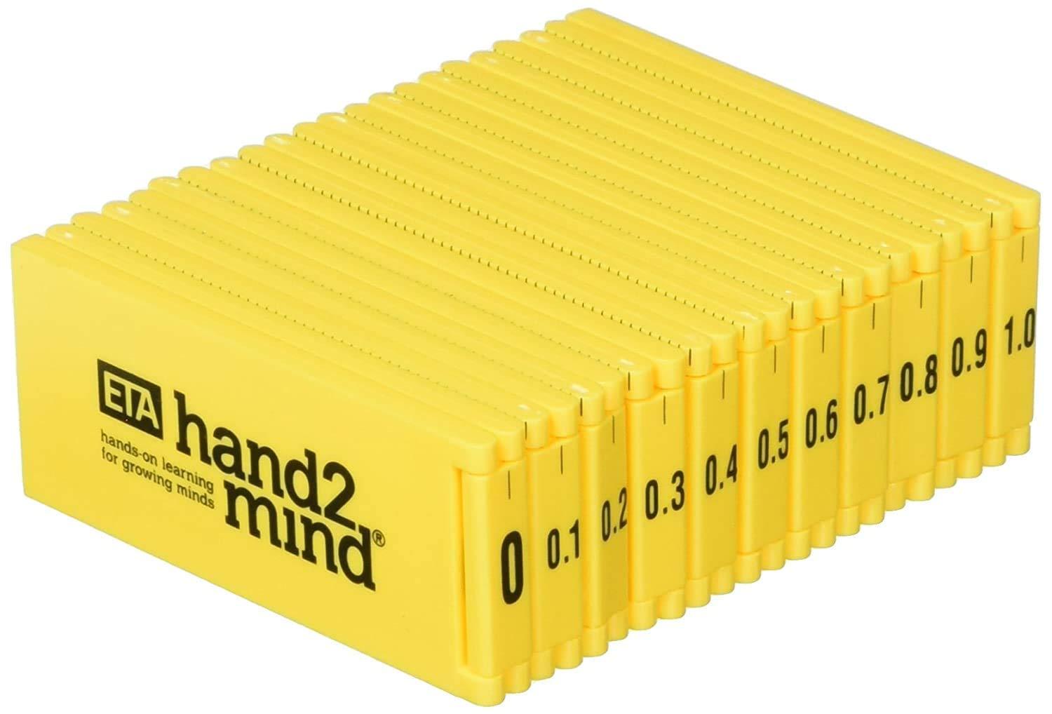 image:imagehand2mind Folding Fraction and Decimal Number Line for Classroom 4th Grade Math Manipulatives Teacher Supplies Homeschool Supplies Fraction Manipulatives Activity Guide 1 Set of 2