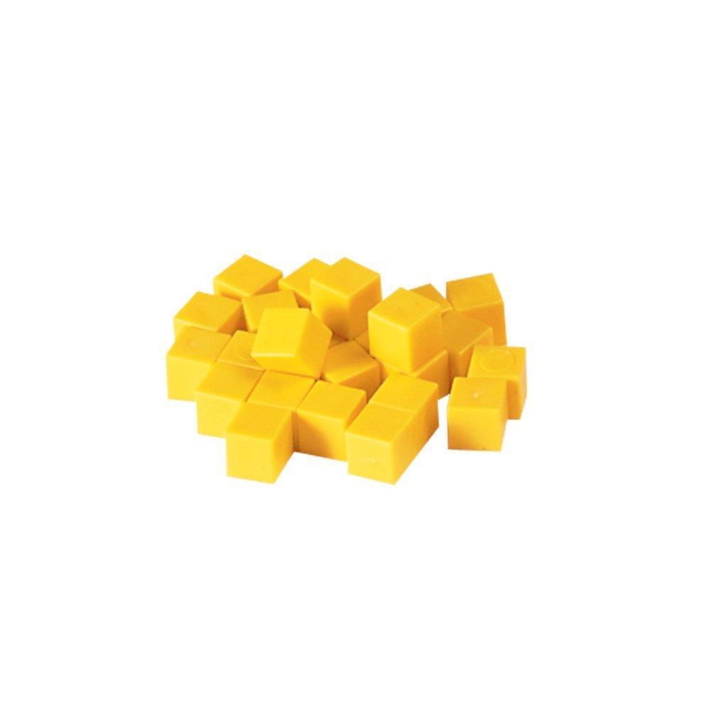 image:imagehand2mind Yellow Plastic Base Ten Blocks Units Set Place Value Blocks Counting Cubes for Kids Math Base 10 Math Manipulatives for Kids Kindergarten Homeschool Supplies Set of 100