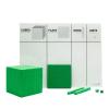 hand2mind Paper Base Ten Place Value Mat, Counting Cubes for Kids Math, Place Value Chart, Math Blocks Kindergarten Classroom Supplies, Base 10 Math Manipulatives (Pack of 25 Mats)