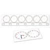 hand2mind Fraction Time Activity Set, Learn to Tell Time Fraction Manipulatives, Elapsed Time Clock, Analog Learning Clock, Telling Time Teaching Clock Activities, Manipulatives for Elementary School