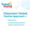 hand2mind Telling Time Dice, Large Foam Dice for Classroom, Clock Learning for Kids, Kindergarten Learning Activities, Clock Manipulatives, Math Dice, Educational Toys for Elementary Kids (Set of 16)