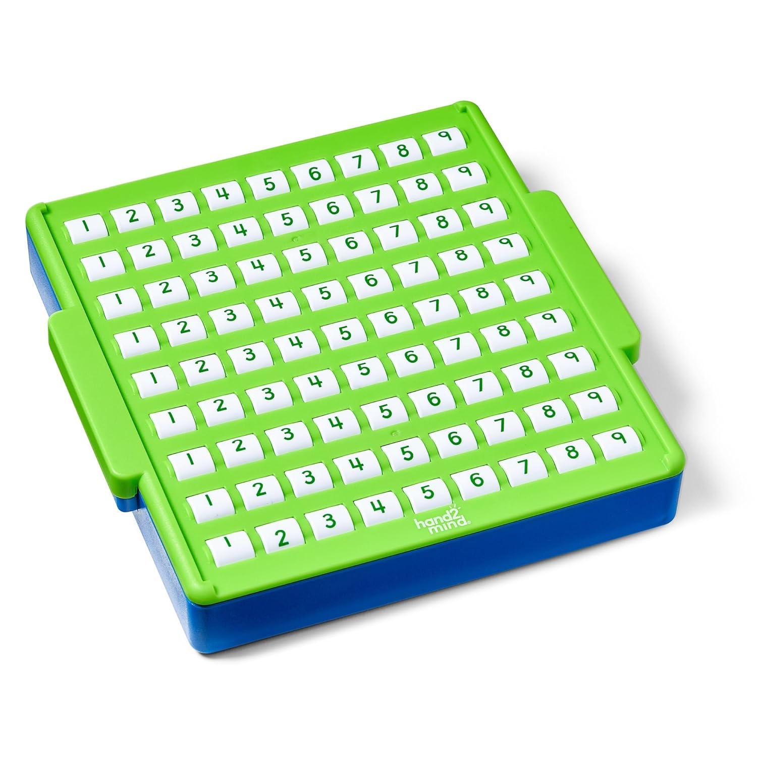 image:imagehand2mind Division Practice Board Math Facts Games Elementary Math Manipulatives Educational Toys Kids Learning Toys Number Centers for Classroom Division Chart Learning Activities