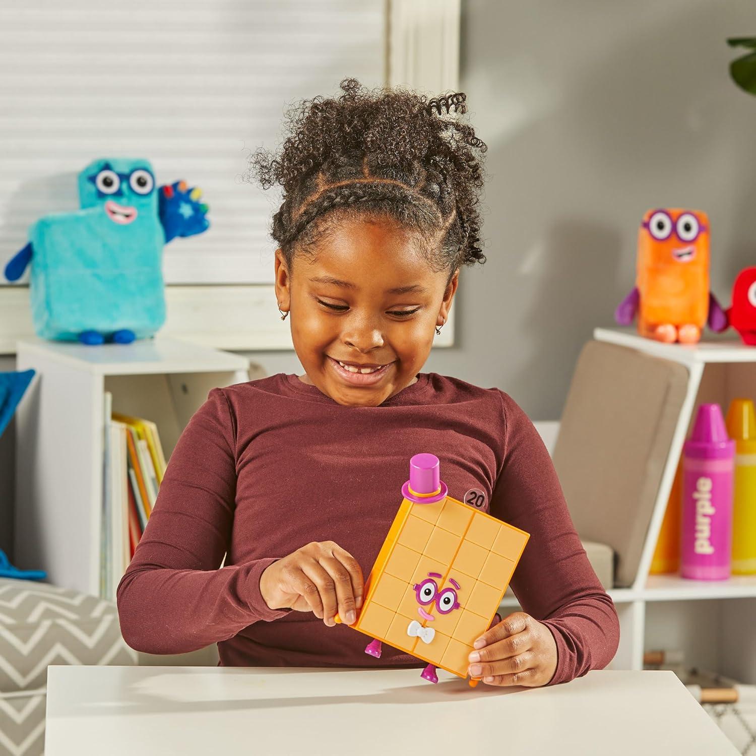 image:imagehand2mind Numberblocks Friends Nineteen and Twenty Figure Pack Number and Counting Toys for Toddlers Play Figure Playsets Small Figurines for Kids Kindergarten Math and Pretend Play Toys