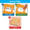 hand2mind Multiplication Practice Board, Math Facts Games, Elementary Math Manipulatives, Educational Toys, Kids Learning Toys, Number Centers for Classroom, Multiplication Table Learning Activities