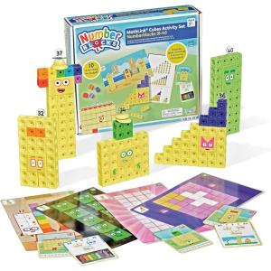 hand2mind Numberblocks 31-40 MathLink Cubes Activity Set – Learn Numbers & Early Math Skills, Preschool and Kindergarten Learning Activities, Educational Toys for Kids, Counting Math Manipulatives