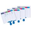 hand2mind Place Value Answer Board, Dry Erase Board Sets, Dry Erase Paddles, Math Classroom Supplies, Base 10 Math Manipulatives for Elementary School, 1st Grade Math Materials (Pack of 4)