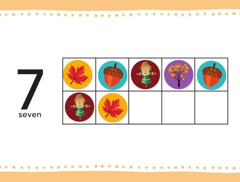 image:imagehand2mind Seasonal Ten Frames Math Counters for Kids Math Counters Chips for Counting and Sorting Kindergarten Learning Games Counting Toys Math Game 288 Math Counters and 10 Ten Frame CardsSeasonal counters