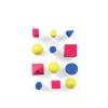 hand2mind Foam Geometric Solid Blocks, Assorted Colors, 3D Shapes (Set of 12)(0)