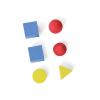 hand2mind Foam Geometric Solid Blocks, Assorted Colors, 3D Shapes (Set of 12)(6)