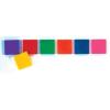hand2mind Plastic Square with 7 Color Tiles, Color Sorting, Math Counters, Counting Manipulatives, Colored Plastic Squares, Math Manipulatives, Bingo Chips, Game Tokens, Tiles Learning (Set of 400)