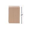 hand2mind Wood Geometric Solid Blocks, 3D Shapes, Classroom Kit (Set of 96)