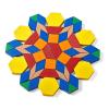 hand2mind Wood Pattern Blocks for Kids, Shapes for Kindergarten, Montessori Toys, Geometric Shapes, Symmetry, Shape Recognition, Pattern Blocks for Classroom (Set of 250)