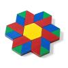 hand2mind Wood Pattern Blocks for Kids, Shapes for Kindergarten, Montessori Toys, Geometric Shapes, Symmetry, Shape Recognition, Pattern Blocks for Classroom (Set of 250)
