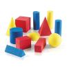 hand2mind Foam Geometric Solid Blocks, Assorted Colors, 3D Shapes (Set of 12)(0)