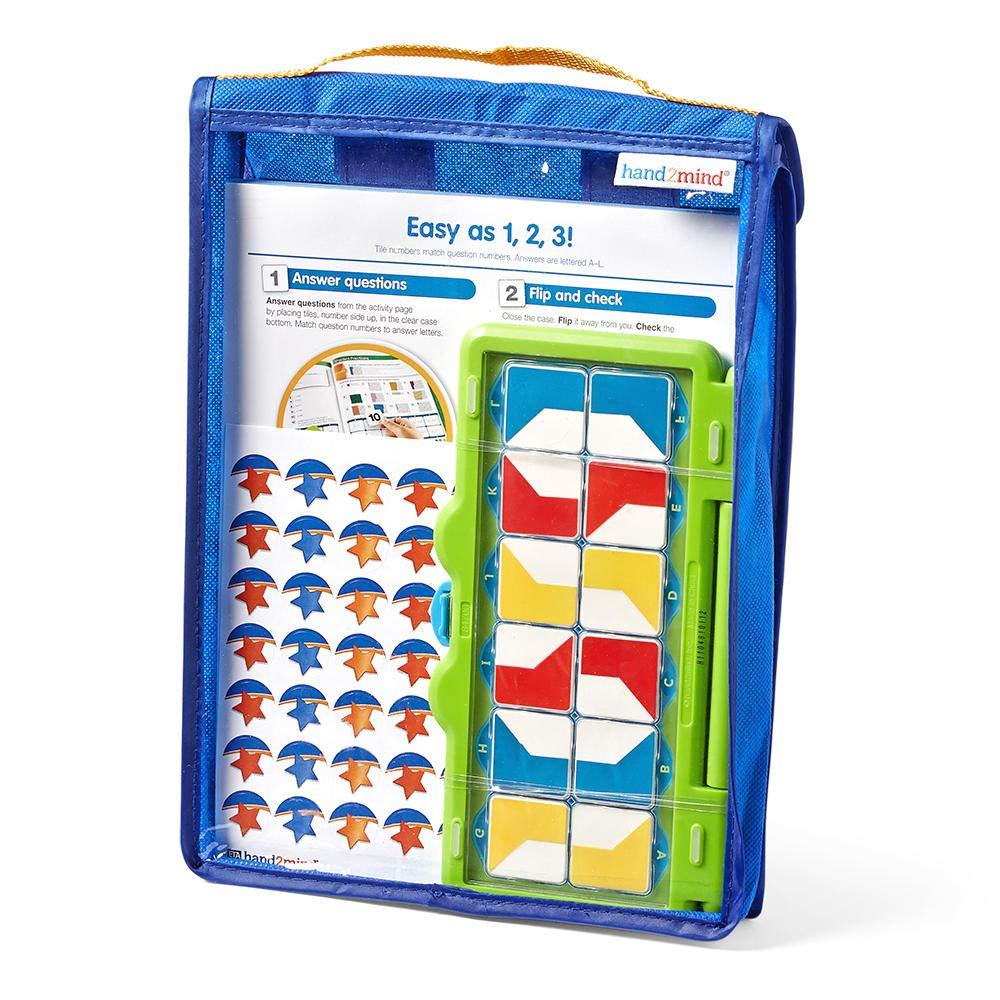 image:imagehand2mind 85413 VersaTiles Math Practice Take Along Grade 3 Math Workbook Math Puzzle For Kids Independent Activities Math Game For Third Grade Kids Homeschool Supplies