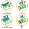 hand2mind VersaTiles Math Practice Take Along Set for First Grade, Self-Checking Workbook System, 64 Pages with Case Included, Early Math, Math Books, 1st Grade Math Workbook, Homeshool Supplies