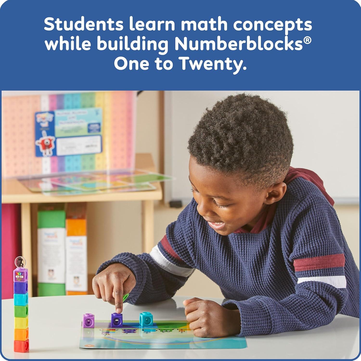 image:imagehand2mind Number Routines with Numberblocks Class Set Preschool Learning Activities Math Manipulatives Kindergarten Counting Blocks Number Linking Cubes Kids Educational Toys